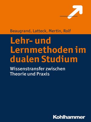 cover image of Lehr- und Lernmethoden im dualen Studium